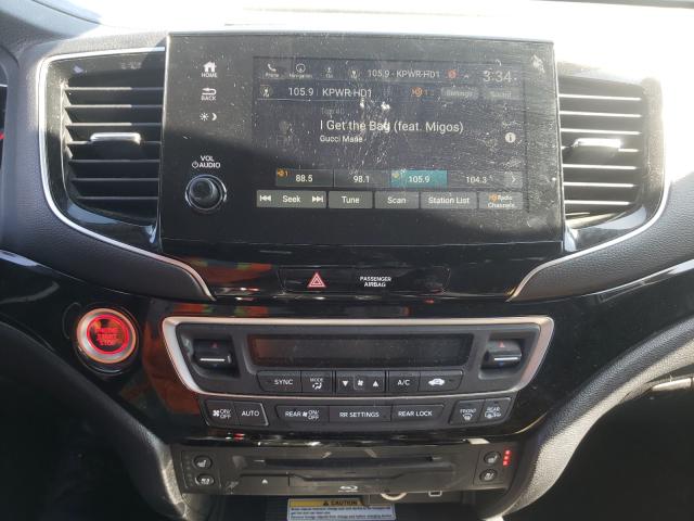 2019 HONDA PILOT ELIT 5FNYF6H00KB052516