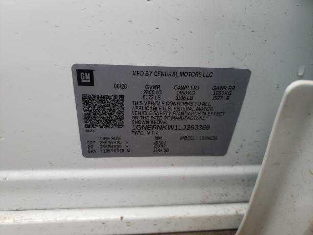 2020 CHEVROLET TRAVERSE H 1GNERNKW1LJ263369