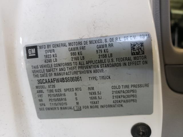 2011 CHEVROLET HHR PANEL 3GCAAAFW4BS606061