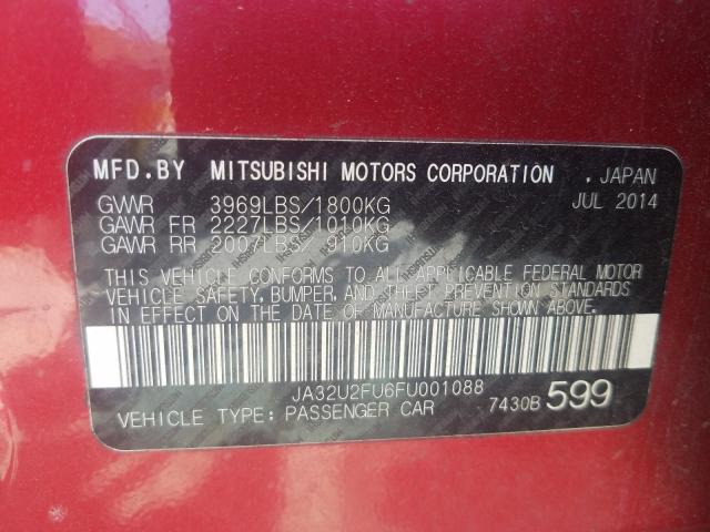 2015 MITSUBISHI LANCER ES JA32U2FU6FU001088