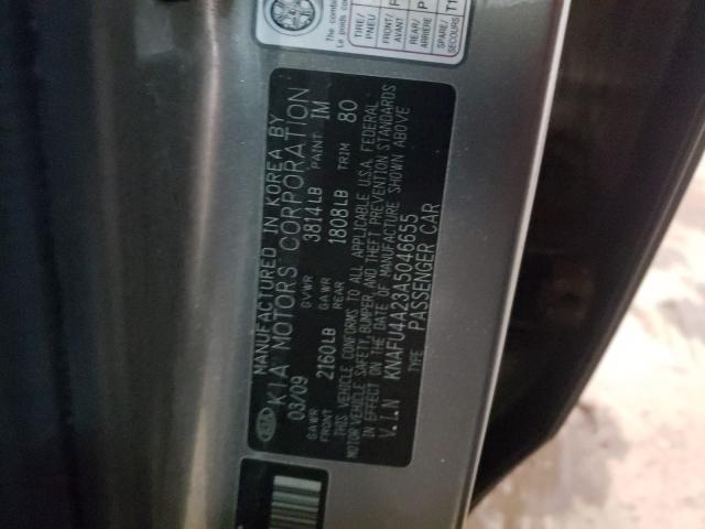 2010 KIA FORTE EX KNAFU4A23A5046655