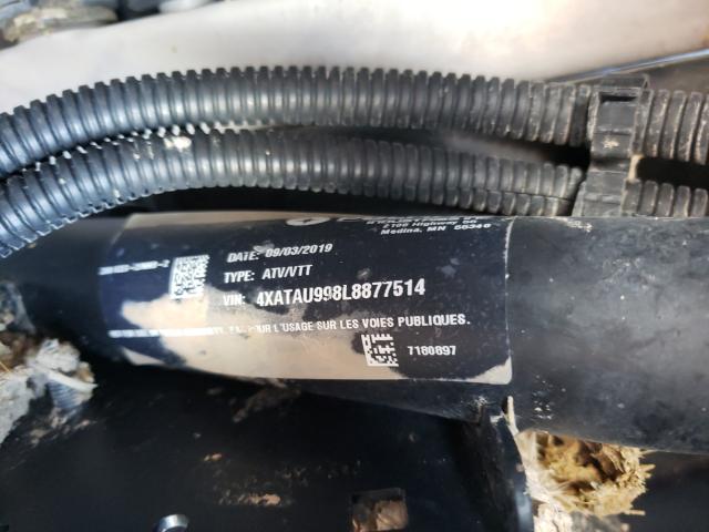 2020 POLARIS RANGER 100 4XATAU998L8877514