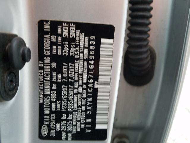 2014 KIA SORENTO LX 5XYKTCA67EG496839
