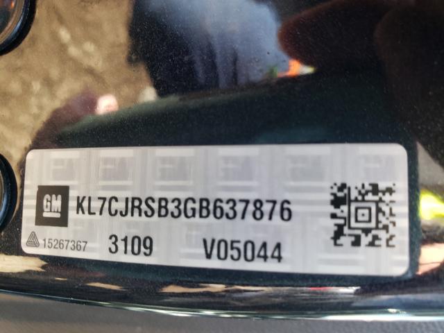 2016 CHEVROLET TRAX LTZ KL7CJRSB3GB637876