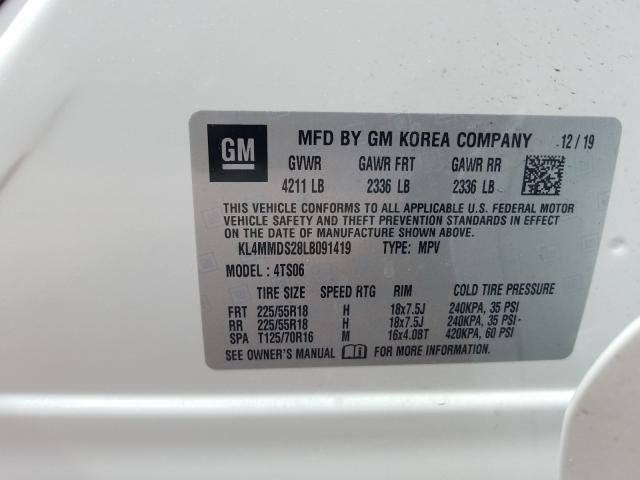 2020 BUICK ENCORE GX KL4MMDS28LB091419