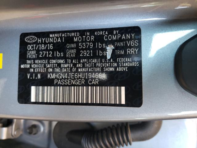 2017 GENESIS G80 BASE KMHGN4JE6HU194664