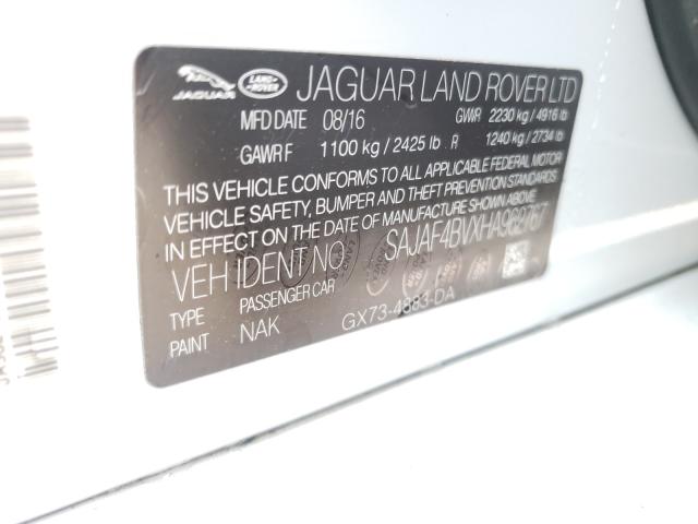2017 JAGUAR XE R - SPO SAJAF4BVXHA962767