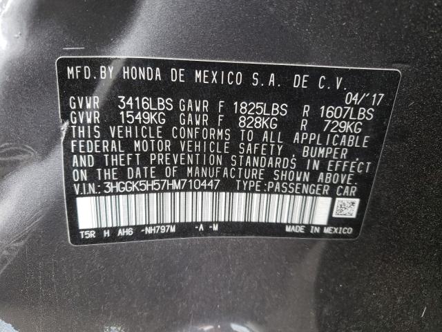 2017 HONDA FIT LX 3HGGK5H57HM710447