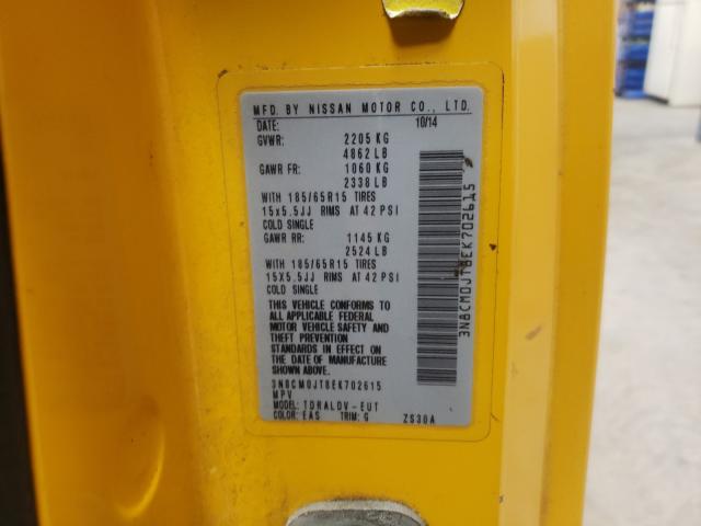 2014 NISSAN NV200 TAXI 3N8CM0JT8EK702615