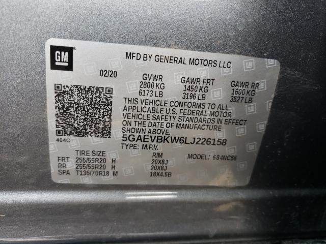 2020 BUICK ENCLAVE PR 5GAEVBKW6LJ226158