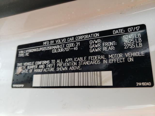 2018 VOLVO S90 T5 MOM LVY982MK0JP025358