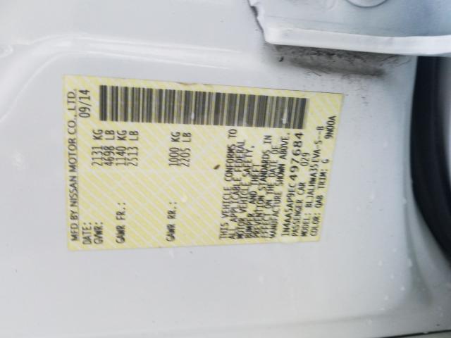 2014 NISSAN MAXIMA 1N4AA5AP9EC497684