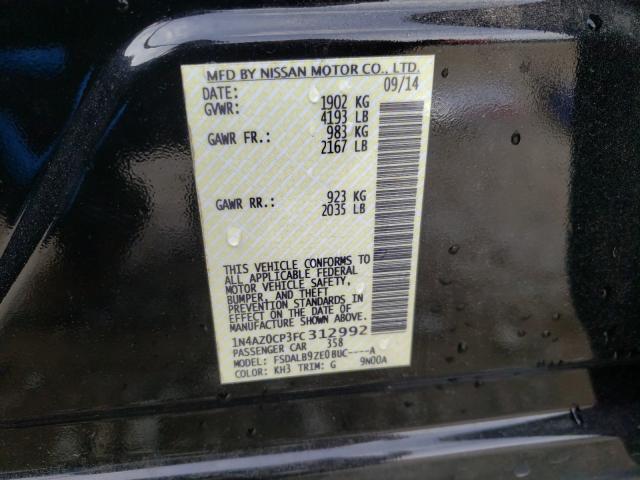 2015 NISSAN LEAF S 1N4AZ0CP3FC312992