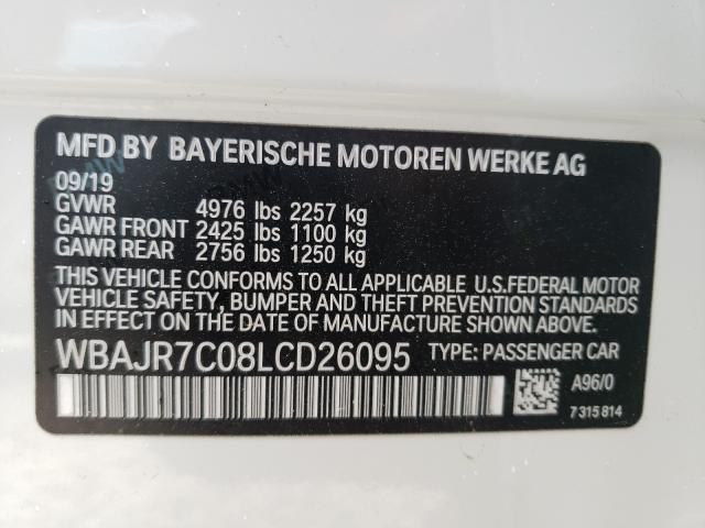 2020 BMW 530 XI WBAJR7C08LCD26095