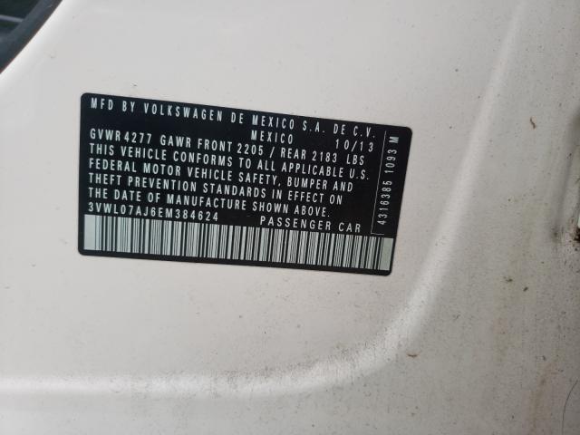 2014 VOLKSWAGEN JETTA SEL 3VWL07AJ6EM384624