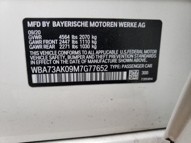 2021 BMW 228XI WBA73AK09M7G77652