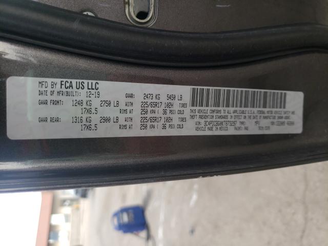2019 DODGE JOURNEY SE 3C4PDCBG0KT873297