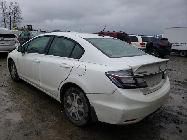 2013 HONDA CIVIC HYBR 19XFB4F21DE200628