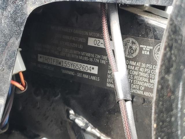 2005 HARLEY-DAVIDSON FLHRI 1HD1FBW155Y652604