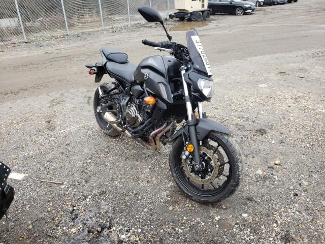 Salvage motorcycles for sale at Baltimore, MD auction: 2019 Yamaha MT07