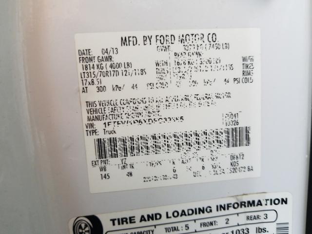 2013 FORD F150 SVT R 1FTFW1R6XDFC39385