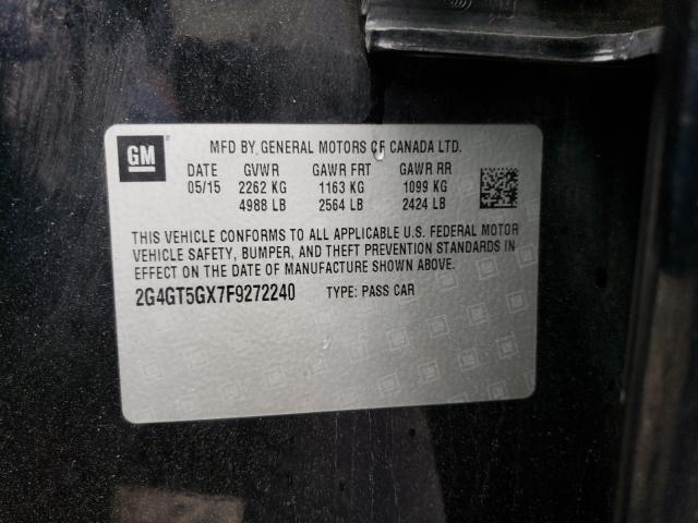 2015 BUICK REGAL 2G4GT5GX7F9272240