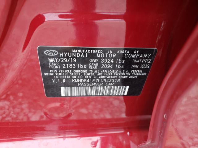 2020 HYUNDAI ELANTRA SE KMHD84LF7LU943318