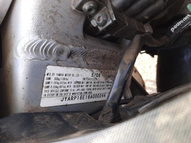 2006 YAMAHA FJR1300 AS JYARP16E16A000244