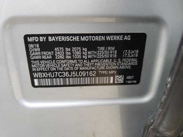2018 BMW X1 SDRIVE2 WBXHU7C36J5L09162