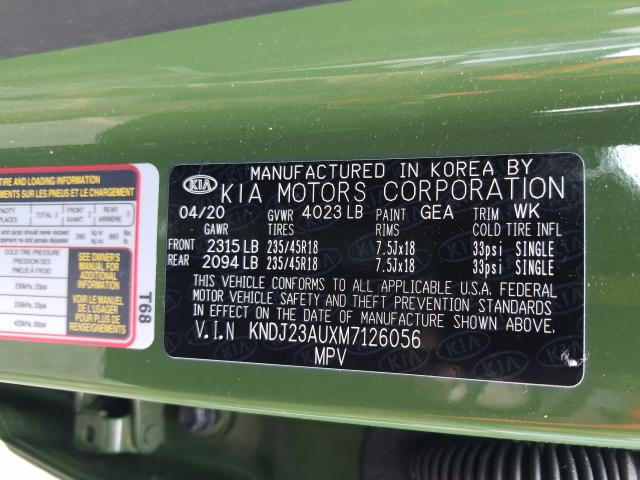2021 KIA SOUL LX KNDJ23AUXM7126056