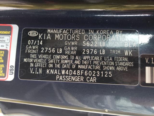 2015 KIA K900 KNALW4D48F6023125