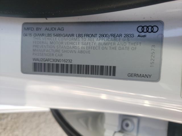 2016 AUDI A7 PRESTIG WAU2GAFC3GN016232