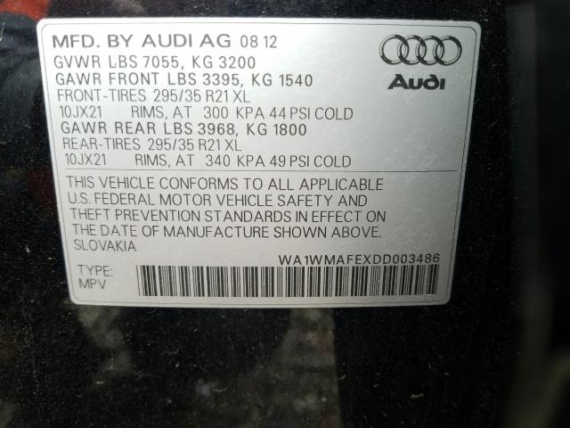 2013 AUDI Q7 PRESTIG WA1WMAFEXDD003486