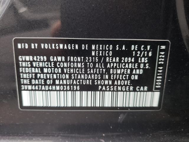 2017 VOLKSWAGEN GTI S/SE 3VW447AU4HM036196