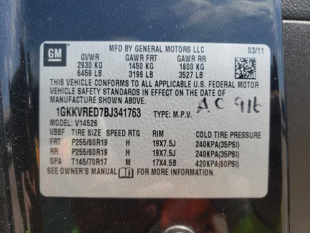 Фото: 1GKKVRED7BJ341763 - 10