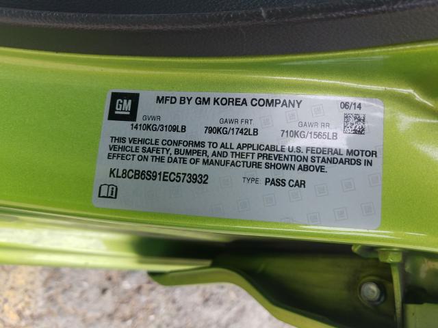 2014 CHEVROLET SPARK KL8CB6S91EC573932