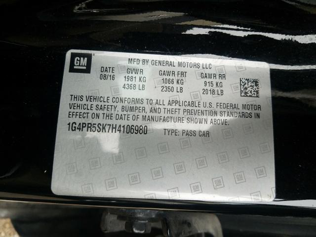 2017 BUICK VERANO SPO 1G4PR5SK7H4106980