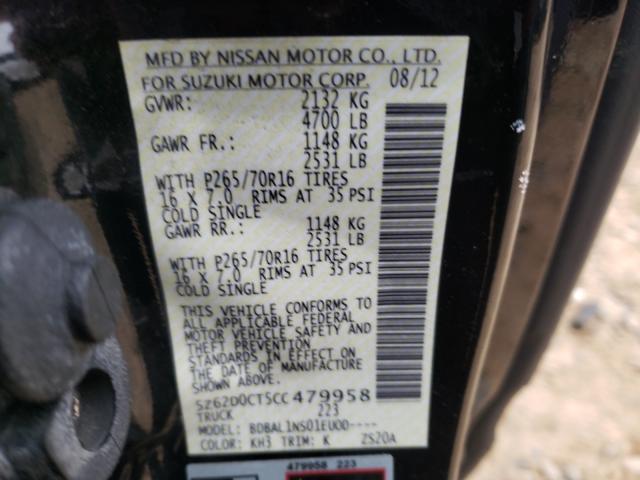 2012 SUZUKI EQUATOR BA 5Z62D0CT5CC479958