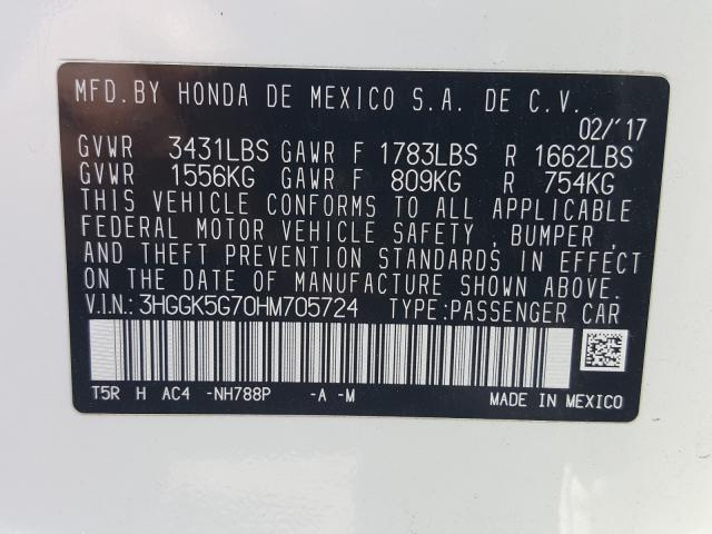 2017 HONDA FIT EX 3HGGK5G70HM705724