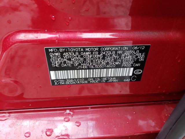 2013 LEXUS GS 350 JTHBE1BL5D5014622