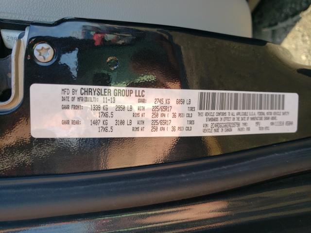 2014 DODGE GRAND CARA 2C4RDGCG6ER239790