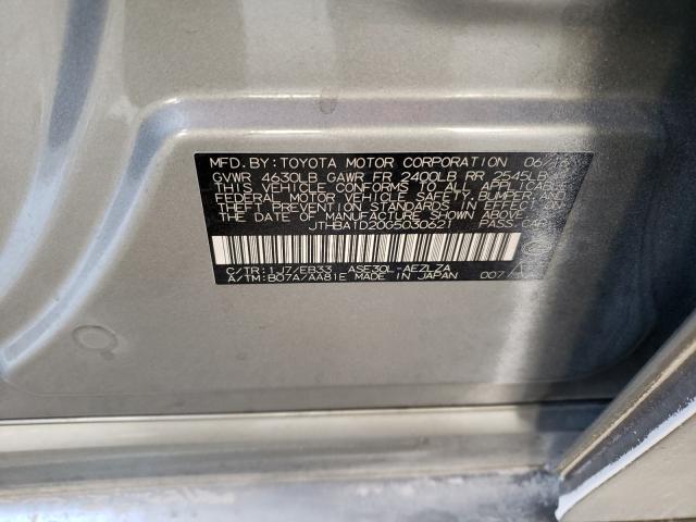 2016 LEXUS IS 200T JTHBA1D20G5030621