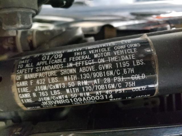 2009 KAWASAKI VN1700 G JKBVNRG109A000314