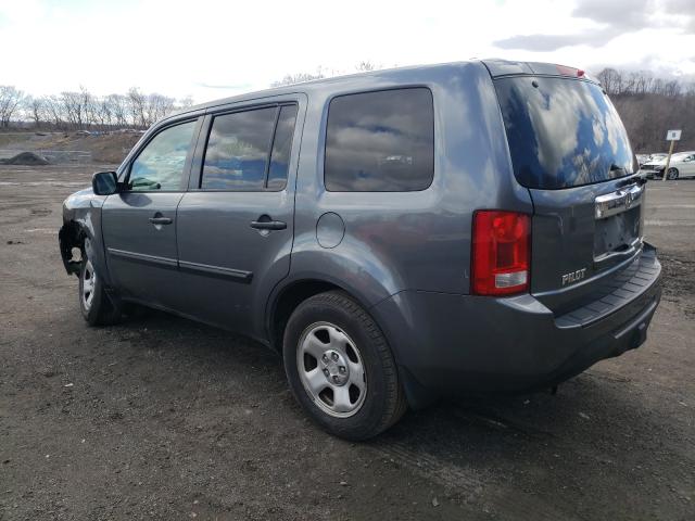 2013 HONDA PILOT LX 5FNYF4H2XDB011884