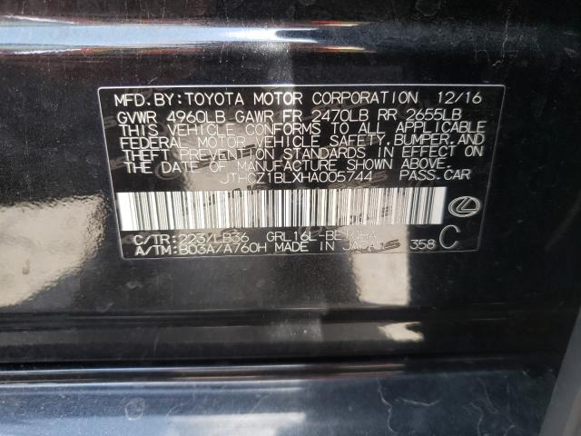2017 LEXUS GS 350 BAS JTHCZ1BLXHA005744