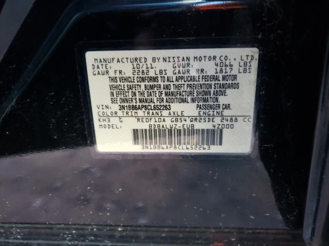 2012 NISSAN SENTRA SE- 3N1BB6AP8CL652263