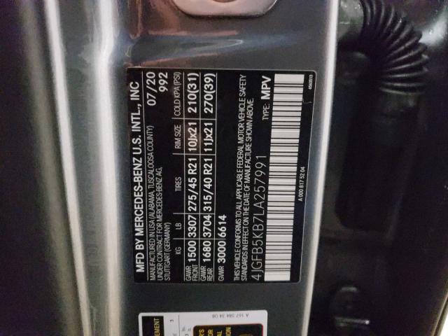 2020 MERCEDES-BENZ GLE 450 4M 4JGFB5KB7LA257991