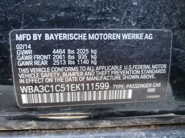 2014 BMW 328 I SULE WBA3C1C51EK111599