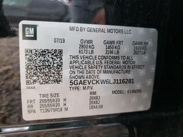 2020 BUICK ENCLAVE AV 5GAEVCKW6LJ116281