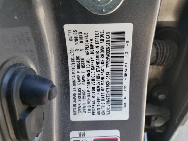 2011 HONDA INSIGHT EX JHMZE2H76BS010883